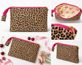 Cherry Bomb Leopard Zipper Pouch 🍒